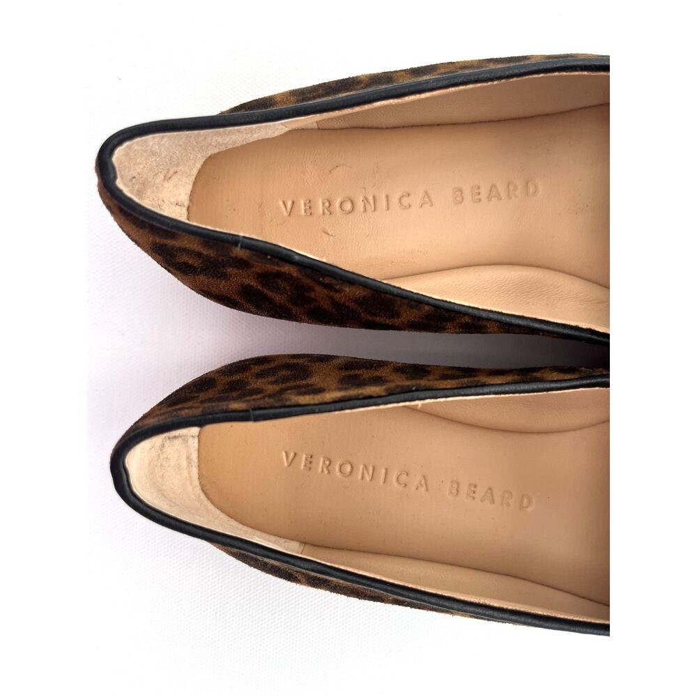 Veronica Beard Griffin Leopard Print Suede Loafers Women's Size 5M - Picture 10 of 10